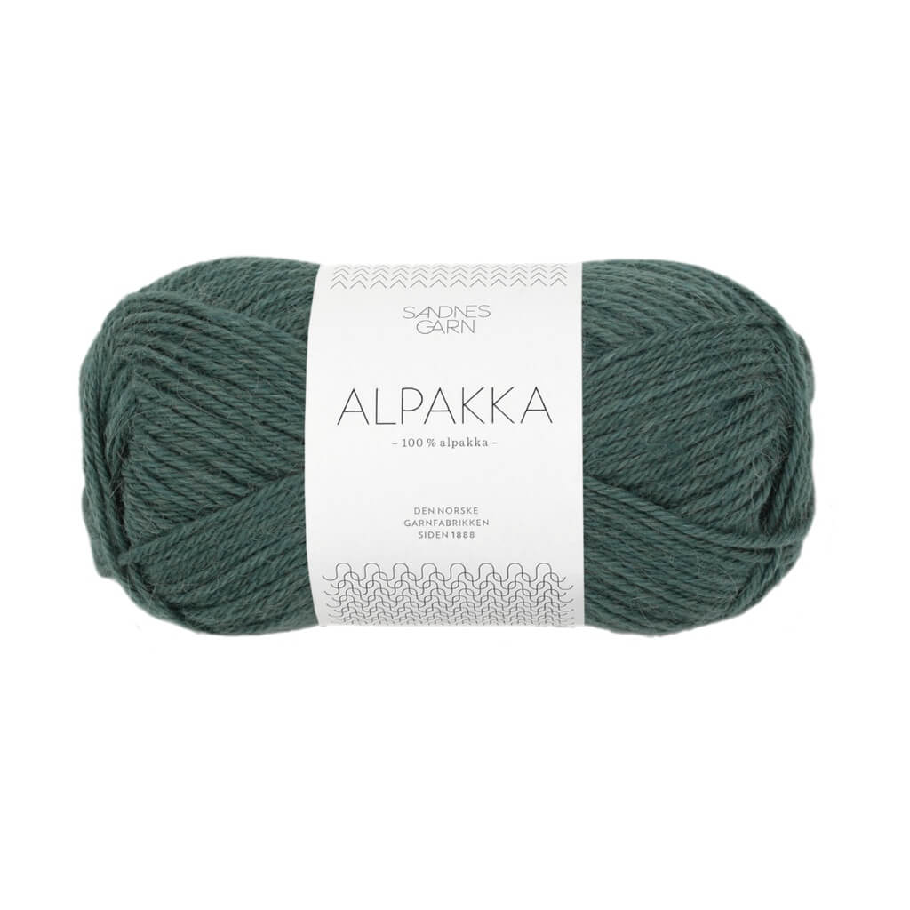 Sandnes Garn Alpakka 50g 7572 - Støvet Grønn bei bei bei bei Lieblingsgarn