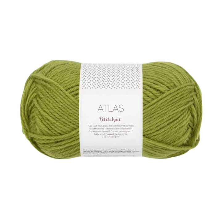 Sandnes Garn Atlas by PetiteKnit, Farbe 9564 matcha – Merino und Schurwolle bei Lieblingsgarn