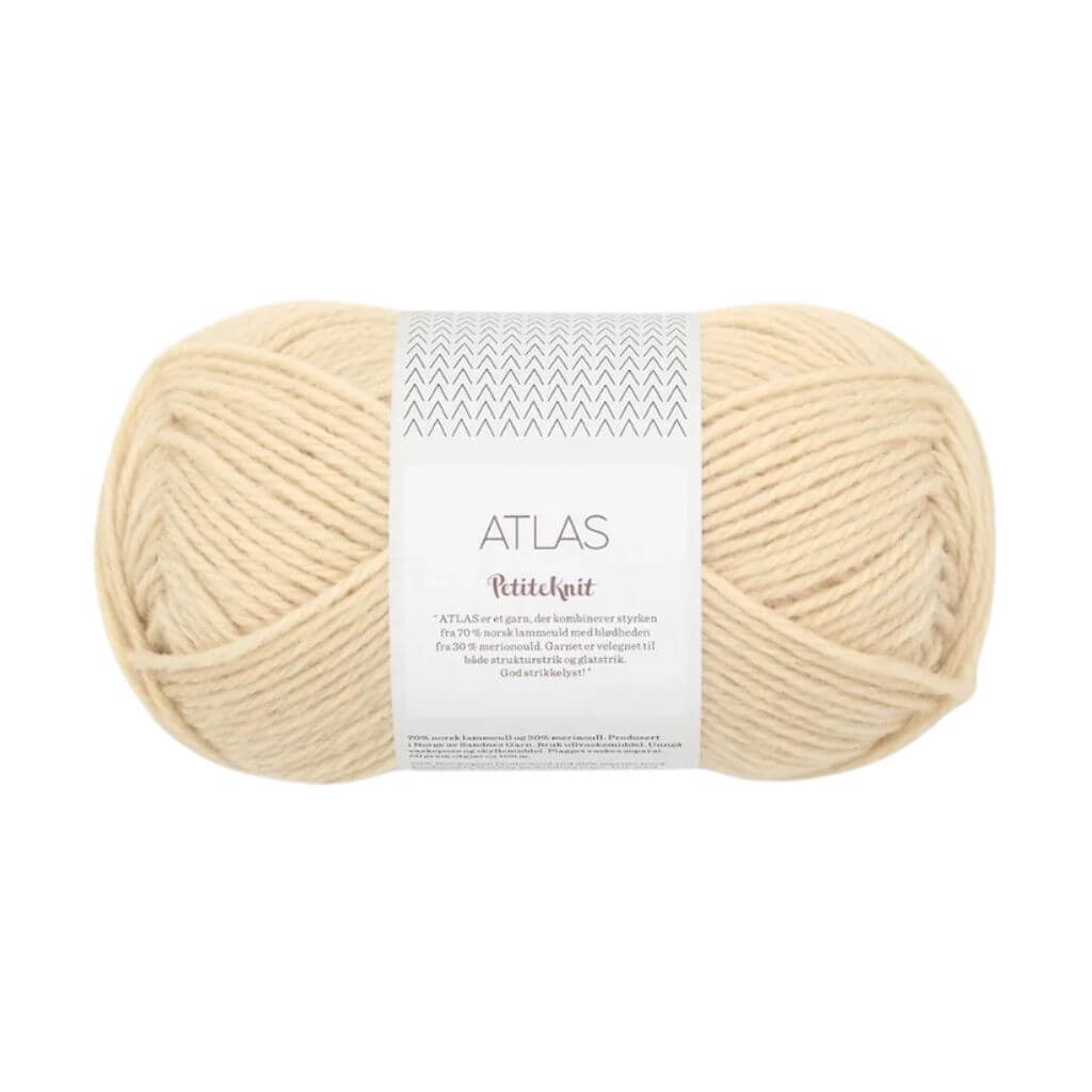 Sandnes Garn Atlas by PetiteKnit, Farbe 2511 almond – Merino und Schurwolle bei Lieblingsgarn