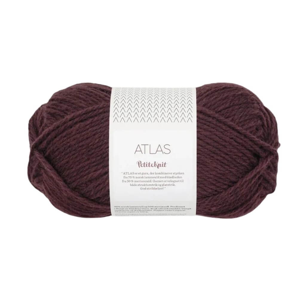 Sandnes Garn Atlas by PetiteKnit, Farbe 4682 velvet fig – Merino und Schurwolle bei Lieblingsgarn