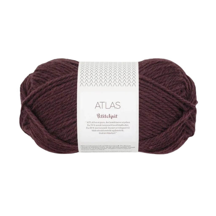 Sandnes Garn Atlas by PetiteKnit, Farbe 4682 velvet fig – Merino und Schurwolle bei Lieblingsgarn