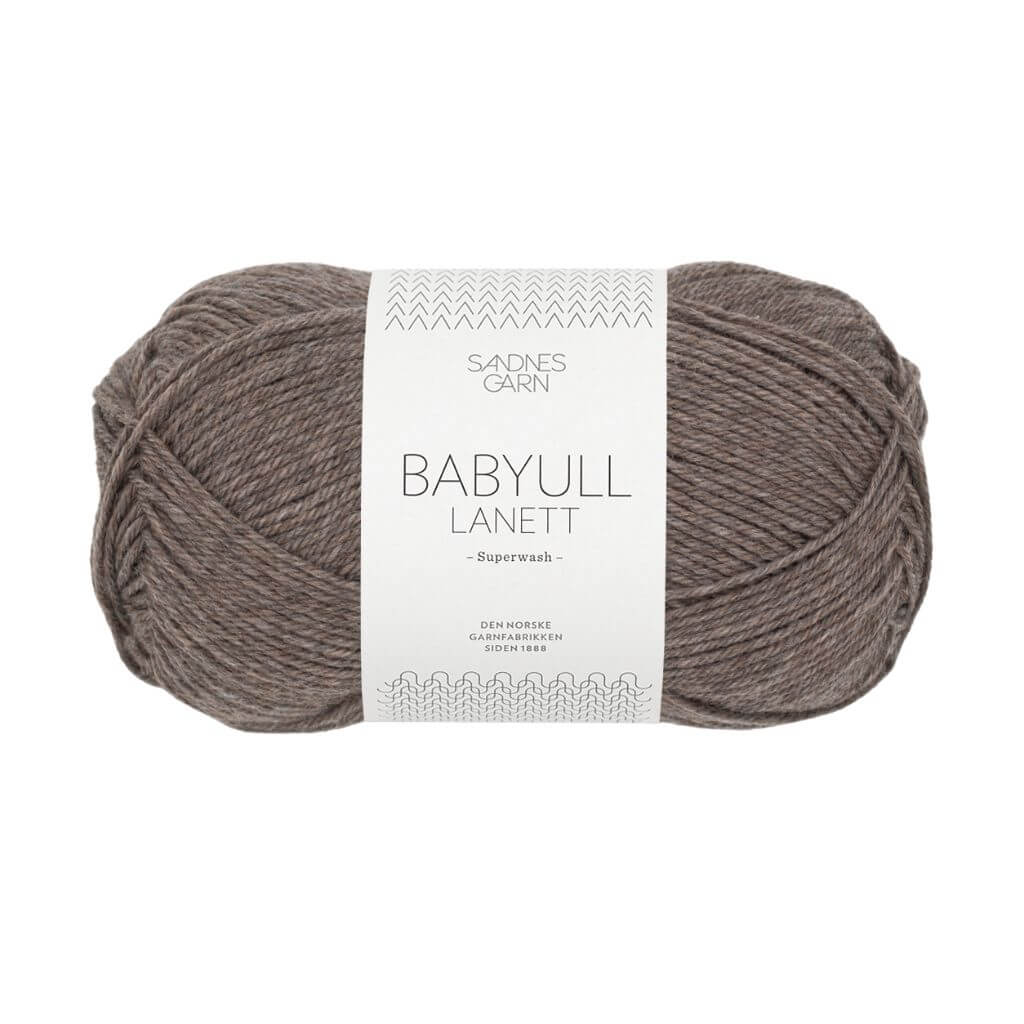 Sandnes Garn Babyull Lanett, Farbe 2652 Mellombrun melert – Merino bei Lieblingsgarn