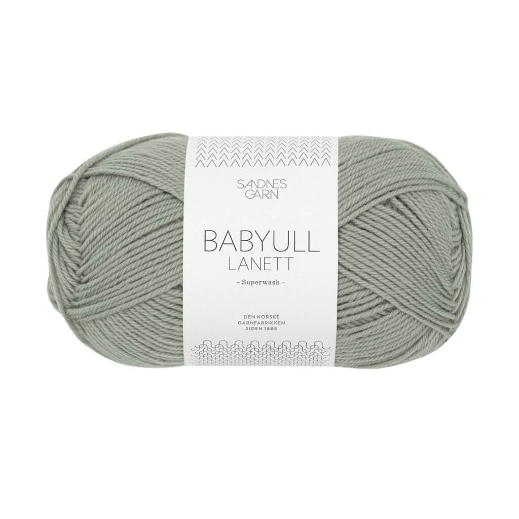 Sandnes Garn Babyull Lanett, Farbe 8521 Støvet Lys Grønn – Merino bei Lieblingsgarn