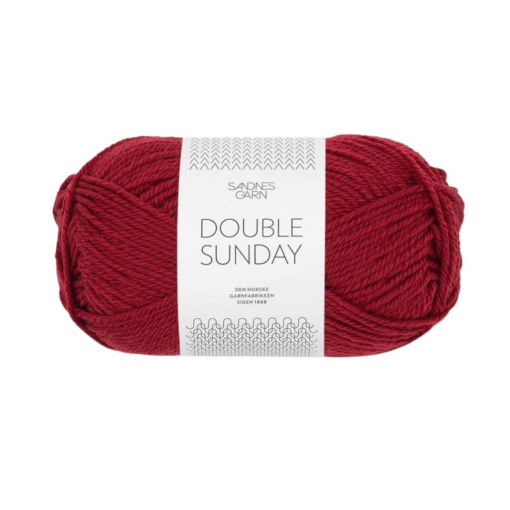Sandnes Garn 4236 - Dyp Rød Sandnes Garn Double Sunday - 50g Lieblingsgarn