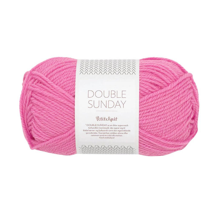 Sandnes Garn Double Sunday PetiteKnit, Farbe 4604 flamingo – Merino bei Lieblingsgarn