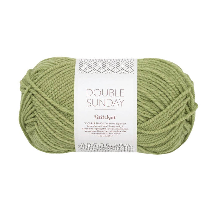 Sandnes Garn Double Sunday PetiteKnit, Farbe 9533 green tea – Merino bei Lieblingsgarn