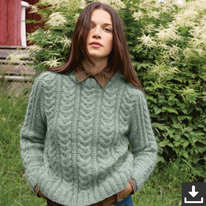 Sandnes Garn Alba Pullover Strickanleitung - Sandnes Garn (PDF) bei bei bei bei Lieblingsgarn