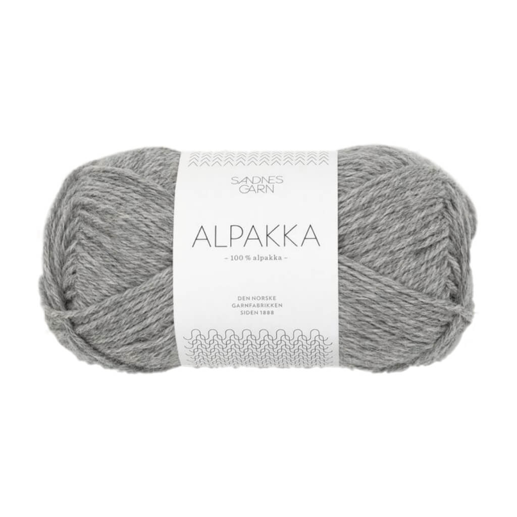 Sandnes Garn Alpakka 50g 1042 - Gråmelert bei bei bei bei Lieblingsgarn