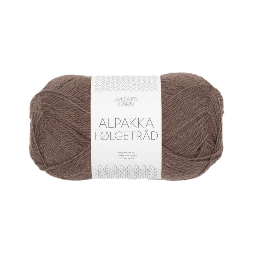 Sandnes Garn Alpakka Følgetråd, Farbe 3161 Eichel – Alpaka bei Lieblingsgarn