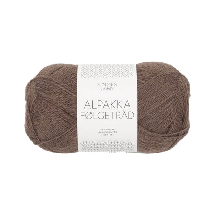 Sandnes Garn Alpakka Følgetråd, Farbe 3161 Eichel – Alpaka bei Lieblingsgarn