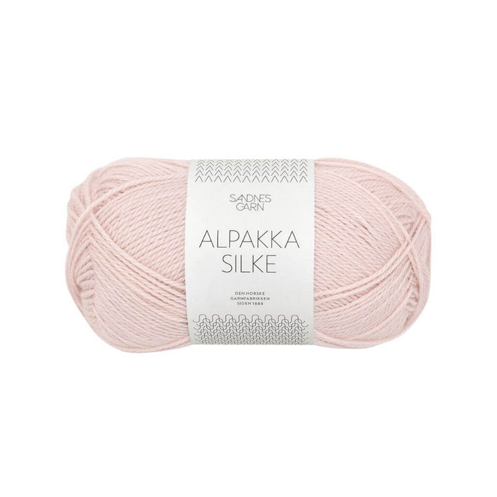 Sandnes Garn Alpakka Silke, Farbe 3511 Pudderrosa – Alpaka und Seide bei Lieblingsgarn