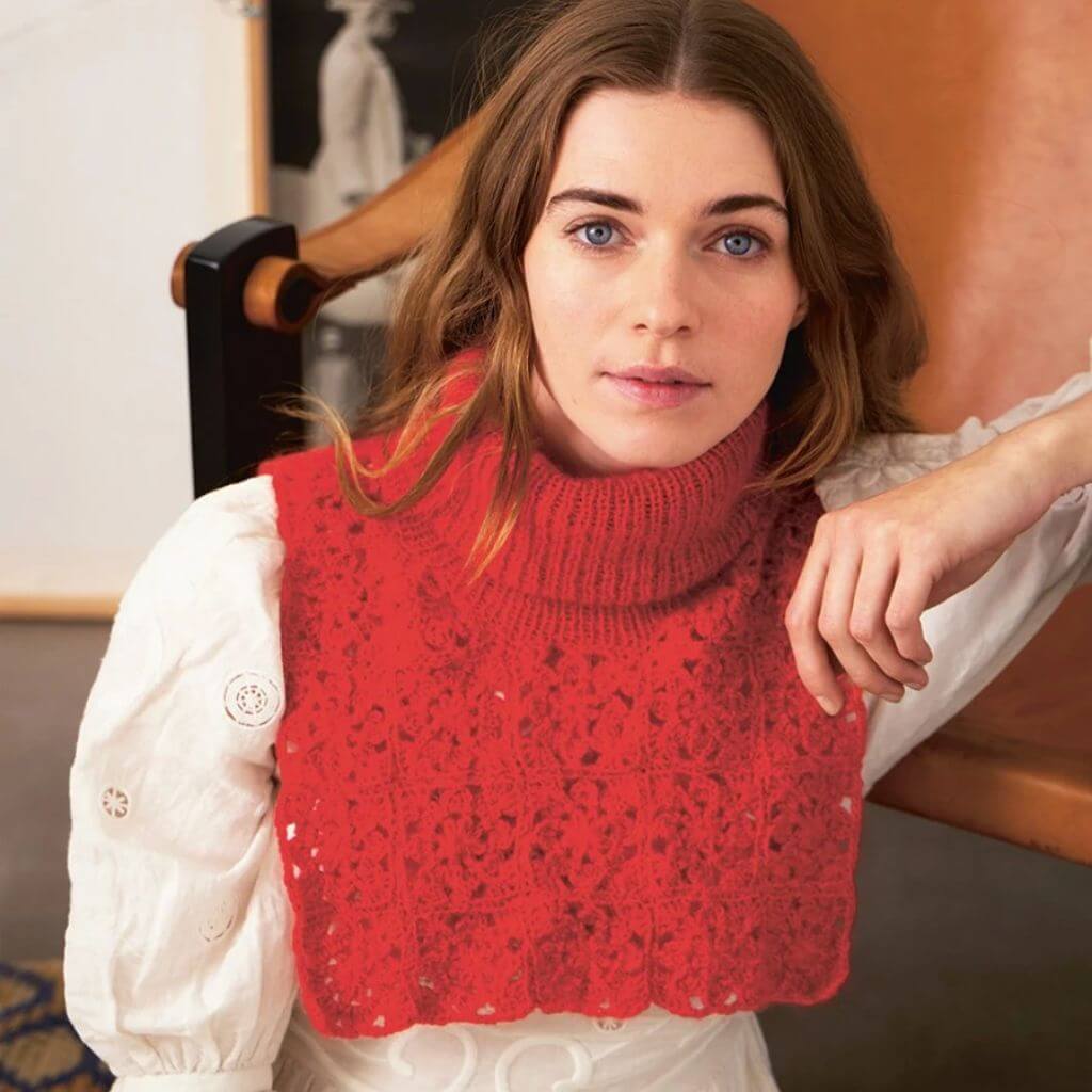 Sandnes Garn Pattern Schalkragen Fleur Neck Häkelanleitung - Sandnes Garn (Heft) bei bei bei bei Lieblingsgarn