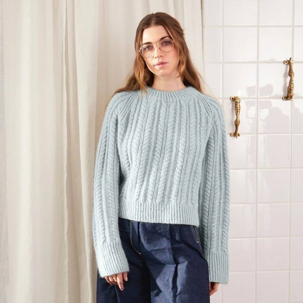 Sandnes Garn Pattern Damen Pullover Kaja Sweater Strickanleitung - Sandnes Garn (Heft) bei bei bei bei Lieblingsgarn