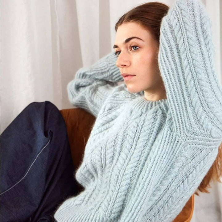 Sandnes Garn Pattern Damen Pullover Kaja Sweater Strickanleitung - Sandnes Garn (Heft) bei bei bei bei Lieblingsgarn
