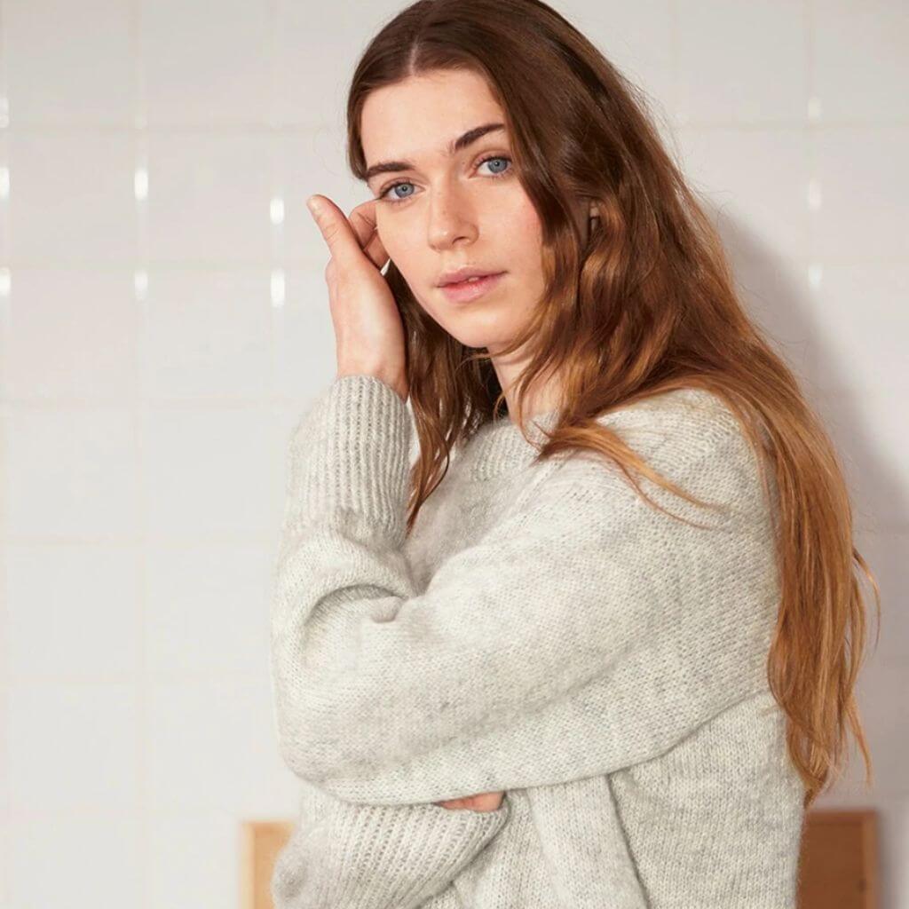 Sandnes Garn Pattern Damen Pullover Heather Sweater Strickanleitung - Sandnes Garn (Heft) bei bei bei bei Lieblingsgarn
