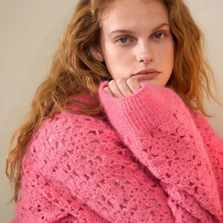 Sandnes Garn Pattern Damen Strickjacke Fleur Cardigan Häkelanleitung - Sandnes Garn (Heft) bei bei bei bei Lieblingsgarn