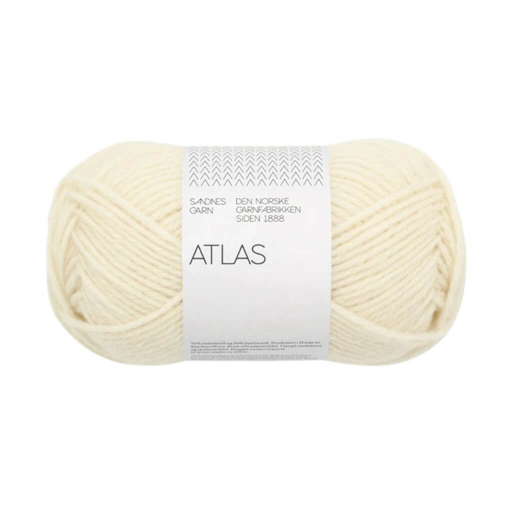 Sandnes Garn Atlas, Farbe 1012 natural – Merino und Schurwolle bei Lieblingsgarn