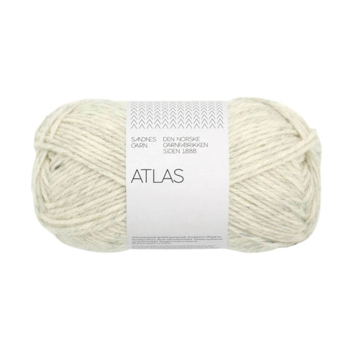 Sandnes Garn Atlas, Farbe 1021 light grey melange – Merino und Schurwolle bei Lieblingsgarn