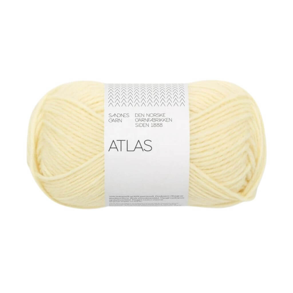 Sandnes Garn Atlas, Farbe 2001 butter yellow – Merino und Schurwolle bei Lieblingsgarn