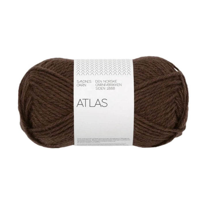 Sandnes Garn Atlas, Farbe 3591 dark brown mottled – Merino und Schurwolle bei Lieblingsgarn