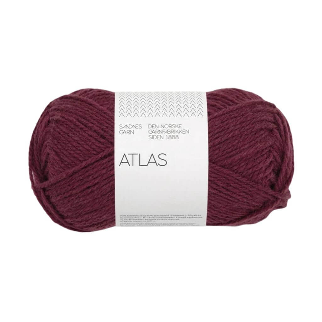 Sandnes Garn Atlas, Farbe 4372 burgundy – Merino und Schurwolle bei Lieblingsgarn