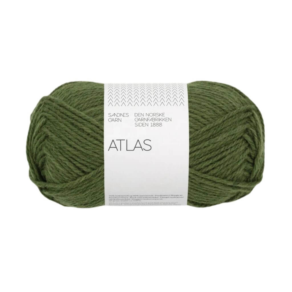 Sandnes Garn Atlas, Farbe 9072 deep olive green – Merino und Schurwolle bei Lieblingsgarn