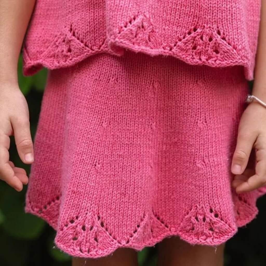 Sandnes Garn Pattern Mädchen Rock Augustin Skirt Strickanleitung - Sandnes Garn (Heft) bei bei bei bei Lieblingsgarn