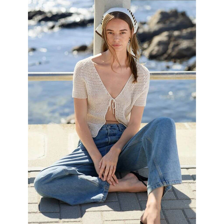 Sandnes Garn Einzelanleitung 2604 Sommerstrikk Nr. 3 Ava Blouse - Deutsch 1 St. bei bei bei bei Lieblingsgarn