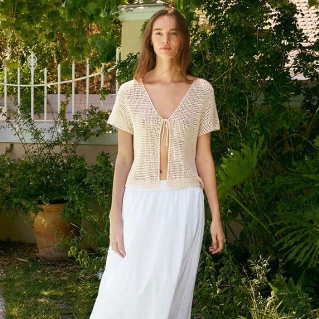 Sandnes Garn Einzelanleitung 2604 Sommerstrikk Nr. 3 Ava Blouse - Deutsch 1 St. bei bei bei bei Lieblingsgarn