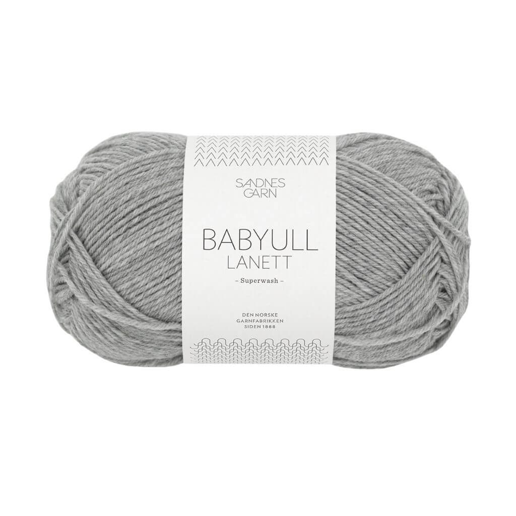 Sandnes Garn Babyull Lanett, Farbe 1032 Lys Gråmel – Merino bei Lieblingsgarn