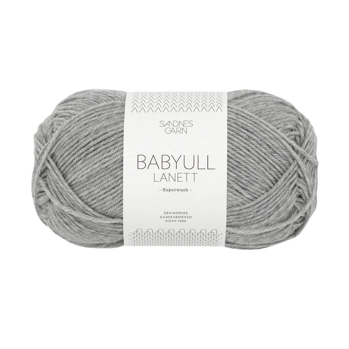 Sandnes Garn Babyull Lanett, Farbe 1032 Lys Gråmel – Merino bei Lieblingsgarn