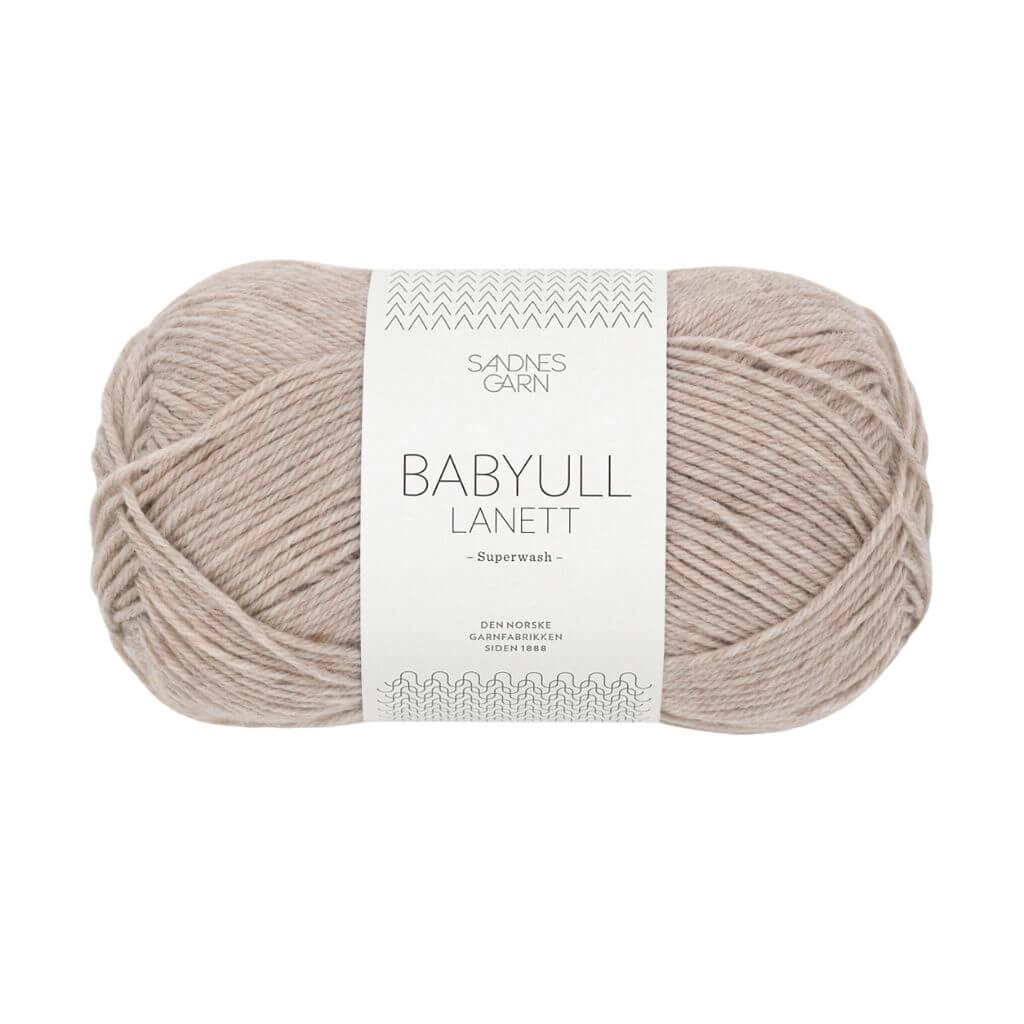 Sandnes Garn Babyull Lanett, Farbe 2650 Gråbeige melert – Merino bei Lieblingsgarn