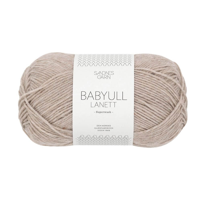 Sandnes Garn Babyull Lanett, Farbe 2650 Gråbeige melert – Merino bei Lieblingsgarn