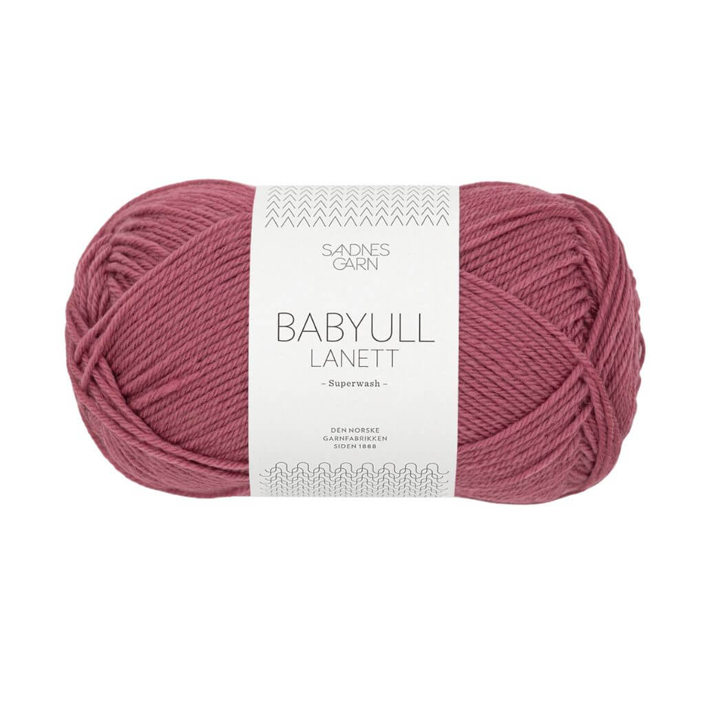 Sandnes Garn Babyull Lanett, Farbe 4244 Mørk Gammelrosa – Merino bei Lieblingsgarn