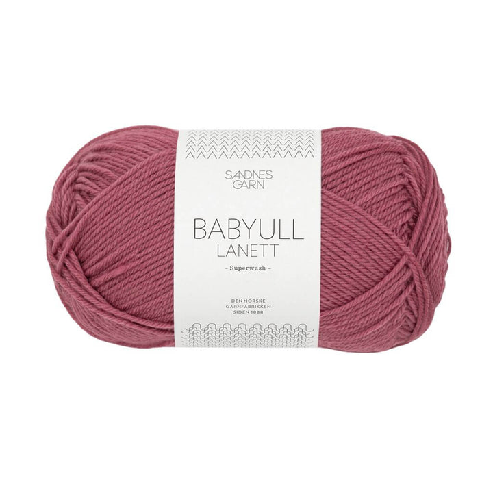 Sandnes Garn Babyull Lanett, Farbe 4244 Mørk Gammelrosa – Merino bei Lieblingsgarn