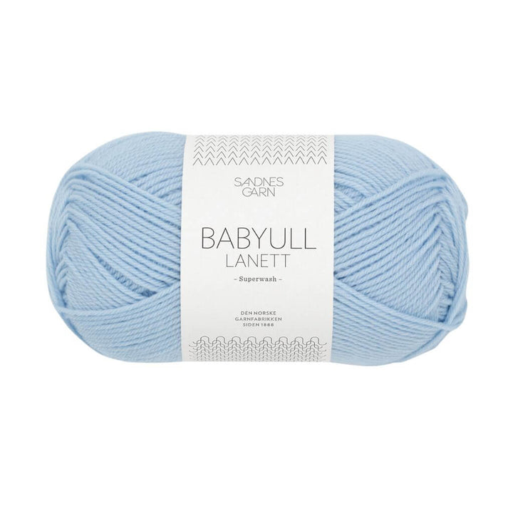 Sandnes Garn Babyull Lanett, Farbe 5930 Lys Blå – Merino bei Lieblingsgarn