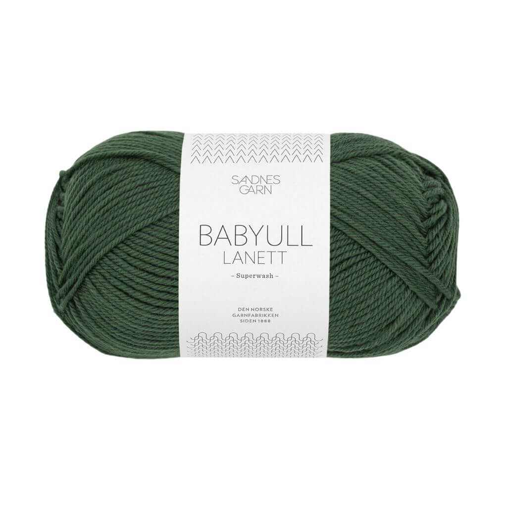 Sandnes Garn Babyull Lanett, Farbe 8082 Skoggrønn – Merino bei Lieblingsgarn