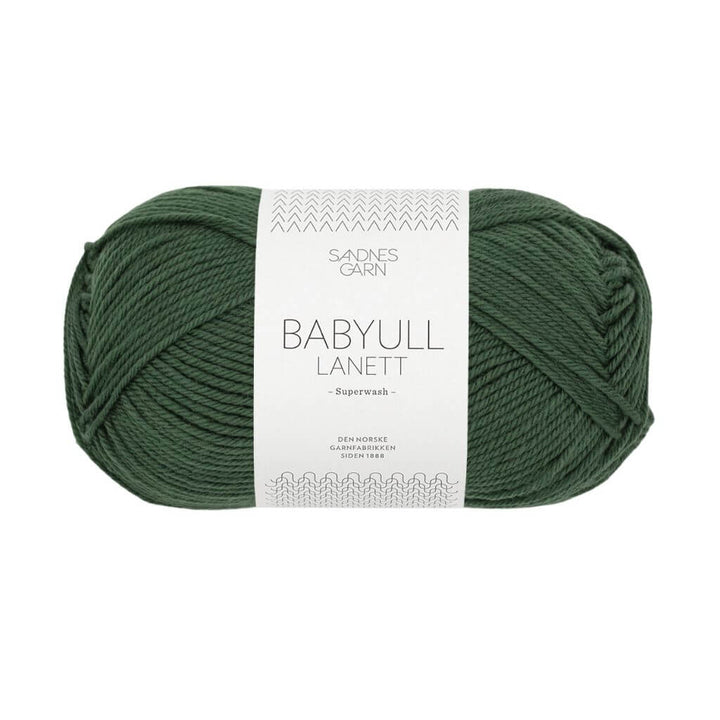 Sandnes Garn Babyull Lanett, Farbe 8082 Skoggrønn – Merino bei Lieblingsgarn