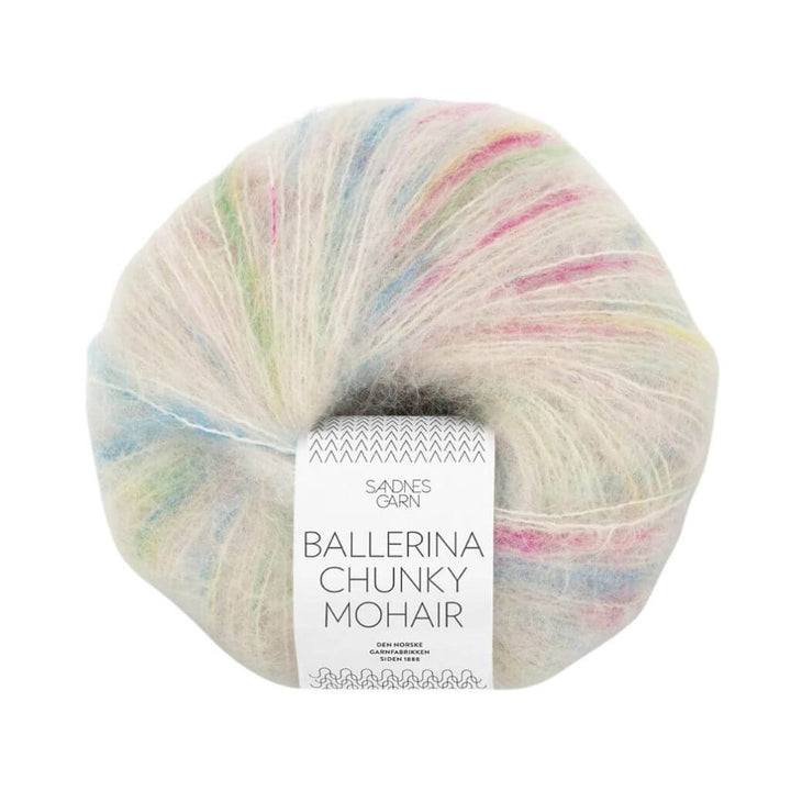 Sandnes Garn Ballerina Chunky Mohair, Farbe 1010 tutti frutti – Mohair, Schurwolle und Synthetik bei Lieblingsgarn