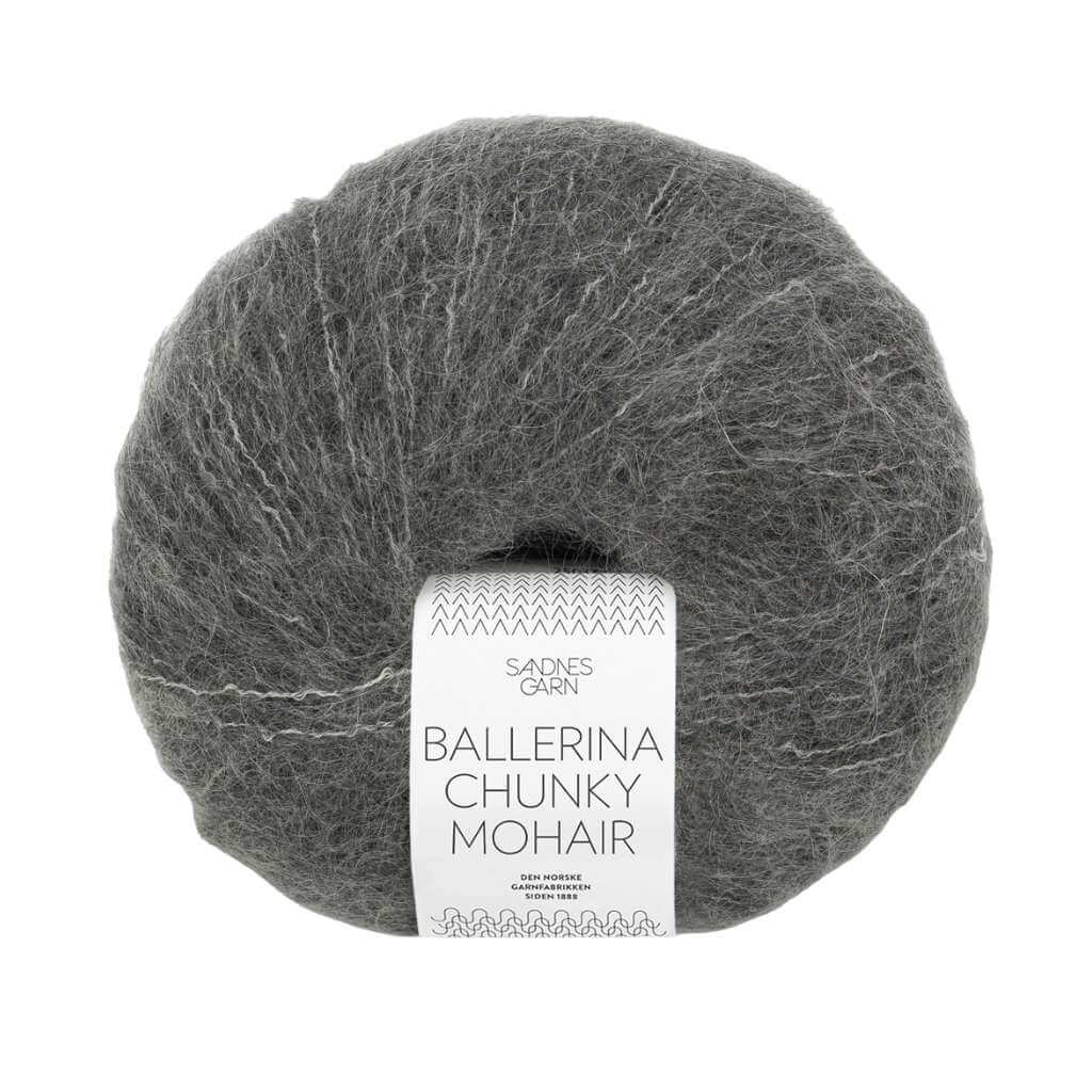 Sandnes Garn Ballerina Chunky Mohair, Farbe 1053 dark grey melange – Mohair, Schurwolle und Synthetik bei Lieblingsgarn
