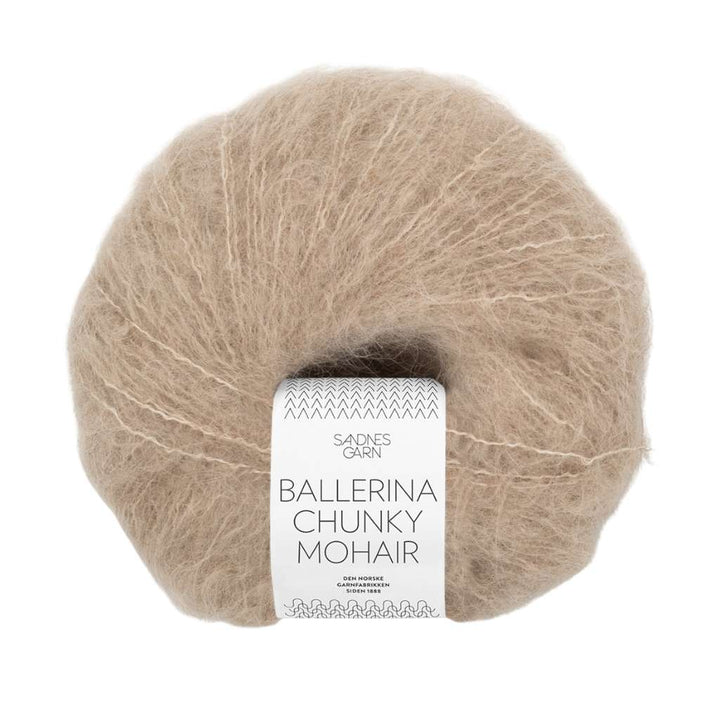 Sandnes Garn Ballerina Chunky Mohair, Farbe 2650 beige melange – Mohair, Schurwolle und Synthetik bei Lieblingsgarn