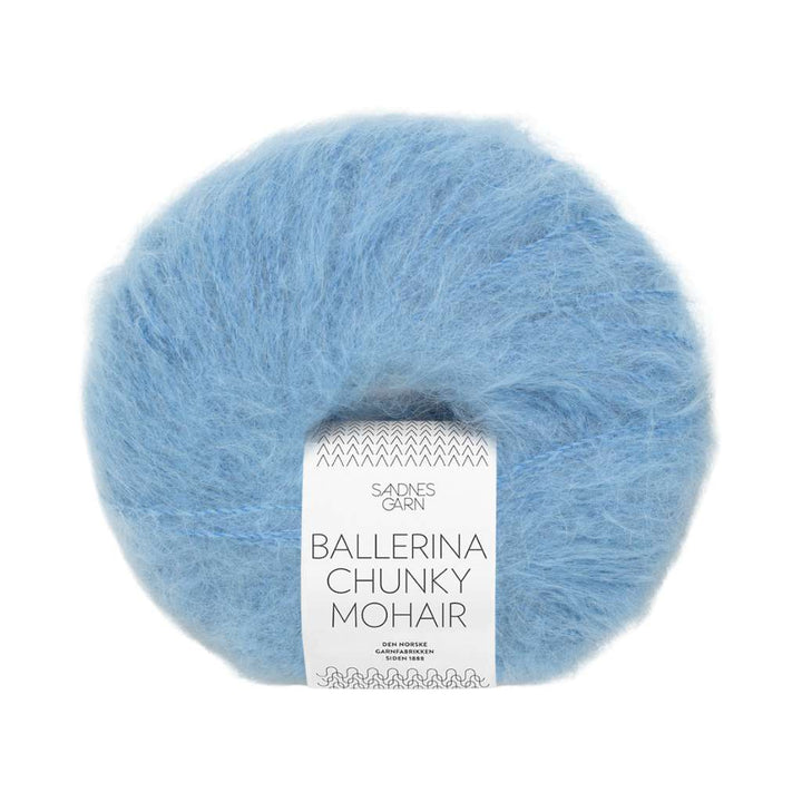Sandnes Garn Ballerina Chunky Mohair, Farbe 5824 provance blue – Mohair, Schurwolle und Synthetik bei Lieblingsgarn