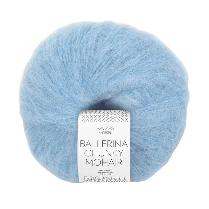 Sandnes Garn Ballerina Chunky Mohair, Farbe 6012 summer sky – Mohair, Schurwolle und Synthetik bei Lieblingsgarn