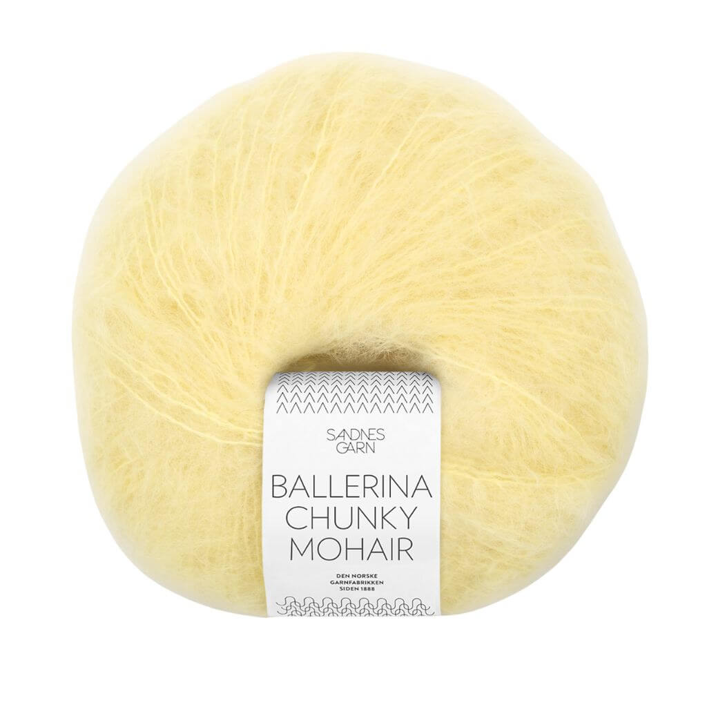 Sandnes Garn Ballerina Chunky Mohair, Farbe 9602 lemonade – Mohair, Schurwolle und Synthetik bei Lieblingsgarn