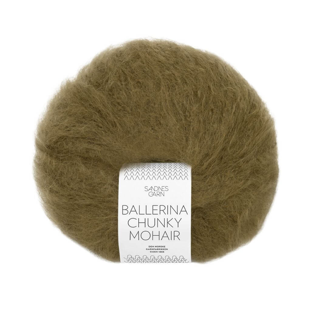 Sandnes Garn Ballerina Chunky Mohair, Farbe 9873 dark olive – Mohair, Schurwolle und Synthetik bei Lieblingsgarn