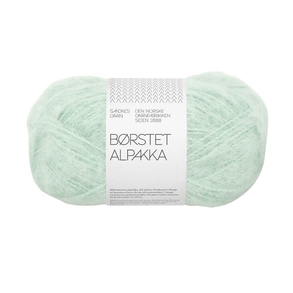 Sandnes Garn Sandnes Børstet Alpakka - 50g, Farbe 7911 mint green – Alpaka und Synthetik bei Lieblingsgarn
