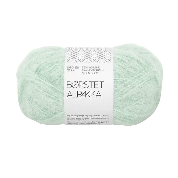 Sandnes Garn Sandnes Børstet Alpakka - 50g, Farbe 7911 mint green – Alpaka und Synthetik bei Lieblingsgarn