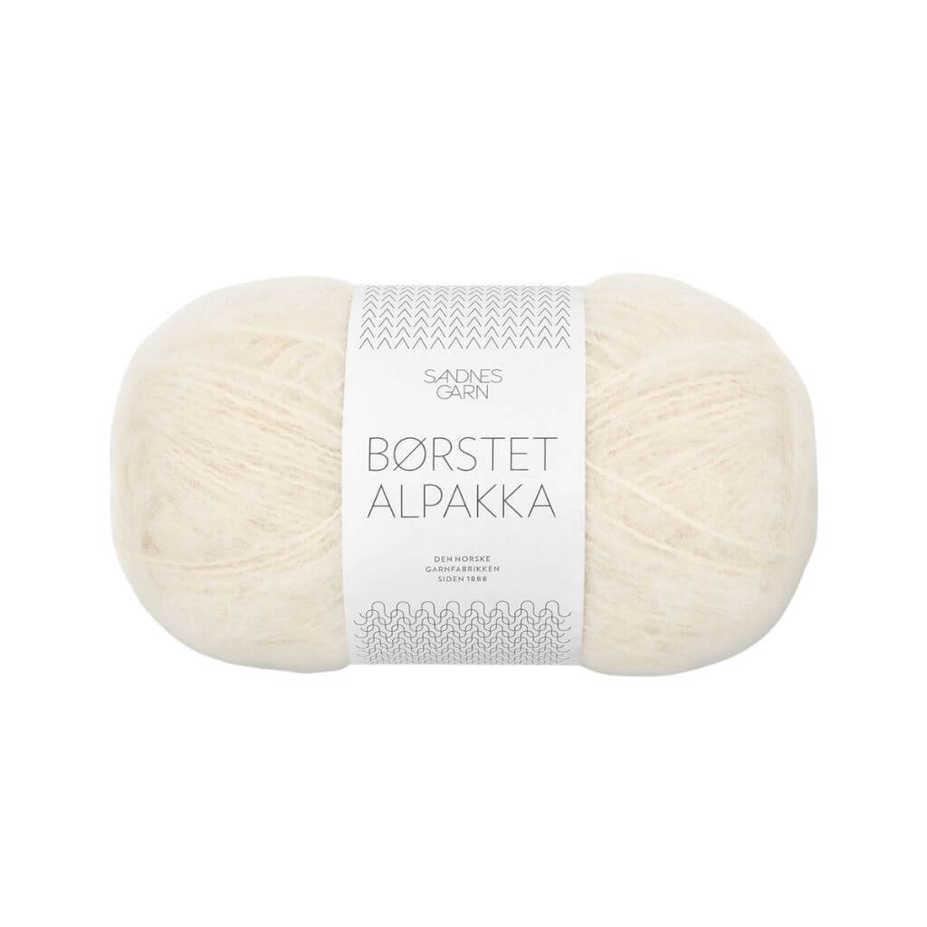 Sandnes Garn Sandnes Børstet Alpakka - 50g, Farbe 1012 Natur – Alpaka und Synthetik bei Lieblingsgarn