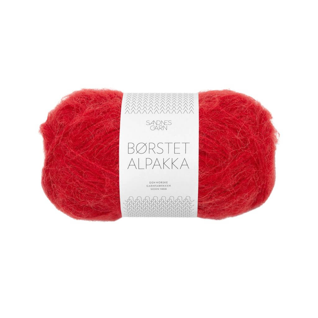 Sandnes Garn Sandnes Børstet Alpakka - 50g, Farbe 4227 equestrian red – Alpaka und Synthetik bei Lieblingsgarn