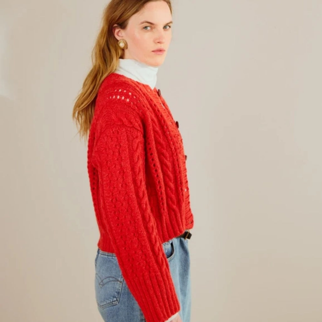 Sandnes Garn Pattern Zopfmuster Jacke Cornelia Strickanleitung - Sandnes Garn (Heft) bei bei bei bei Lieblingsgarn